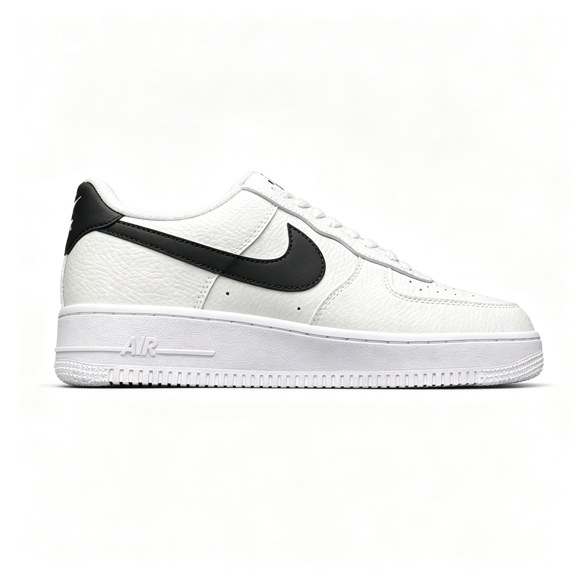 Nike Air Force 1 '07 Low 'White Black' – Premium Leather Low-Top Sneaker