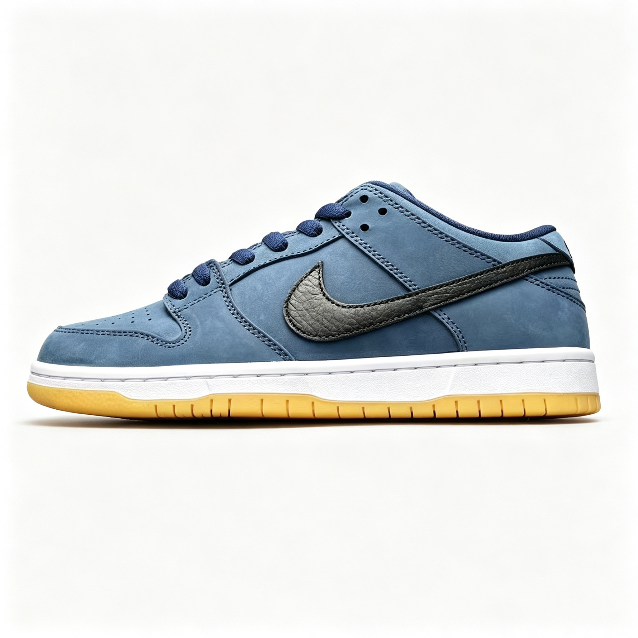 Nike SB Dunk Low Sneakers – Slate Blue / Black / Gum