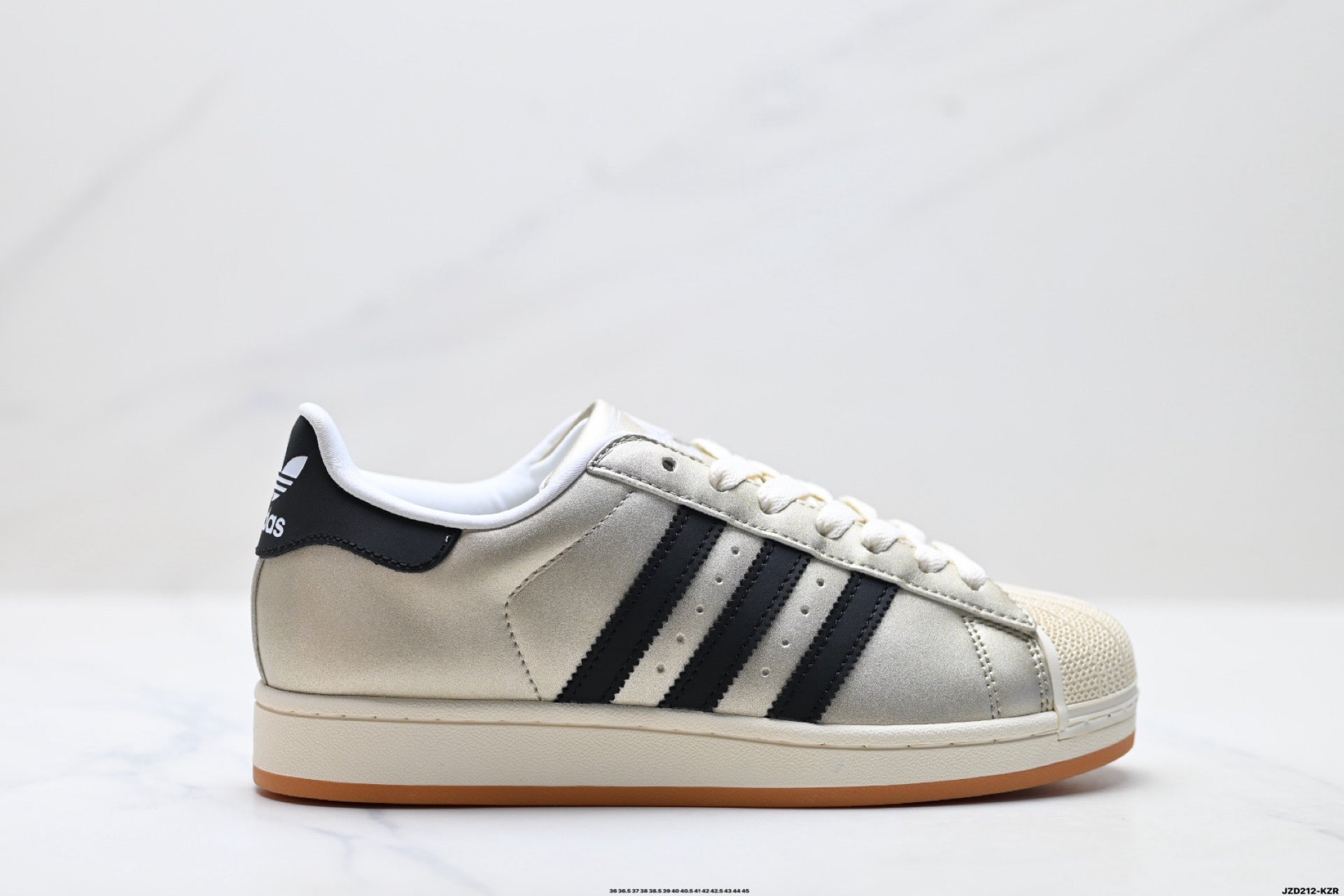 adidas Originals Superstar — Light Blue Corduroy & Burgundy | Gum Shell Toe