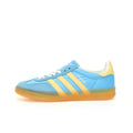 Adidas Originals Gazelle Indoor – Light Blue / Yellow Gum Suede Low-Top Sneakers