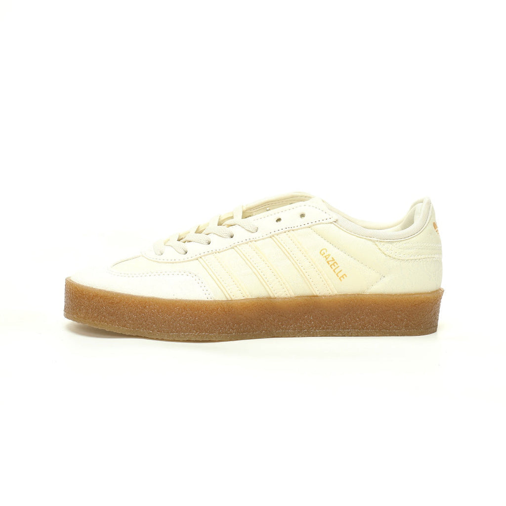Adidas Originals Gazelle Indoor Cream White Gum Textured Leather Sneaker