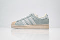 adidas Originals Superstar – Mint Green Suede Upper with Beige Shell Toe