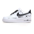 Nike Air Force 1 '07 Low 'Black White Graffiti' – Custom Street Art Edition