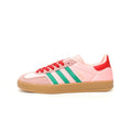 Adidas Originals Gazelle Indoor – Pink / Green / Red Gum Suede Low-Top Sneakers