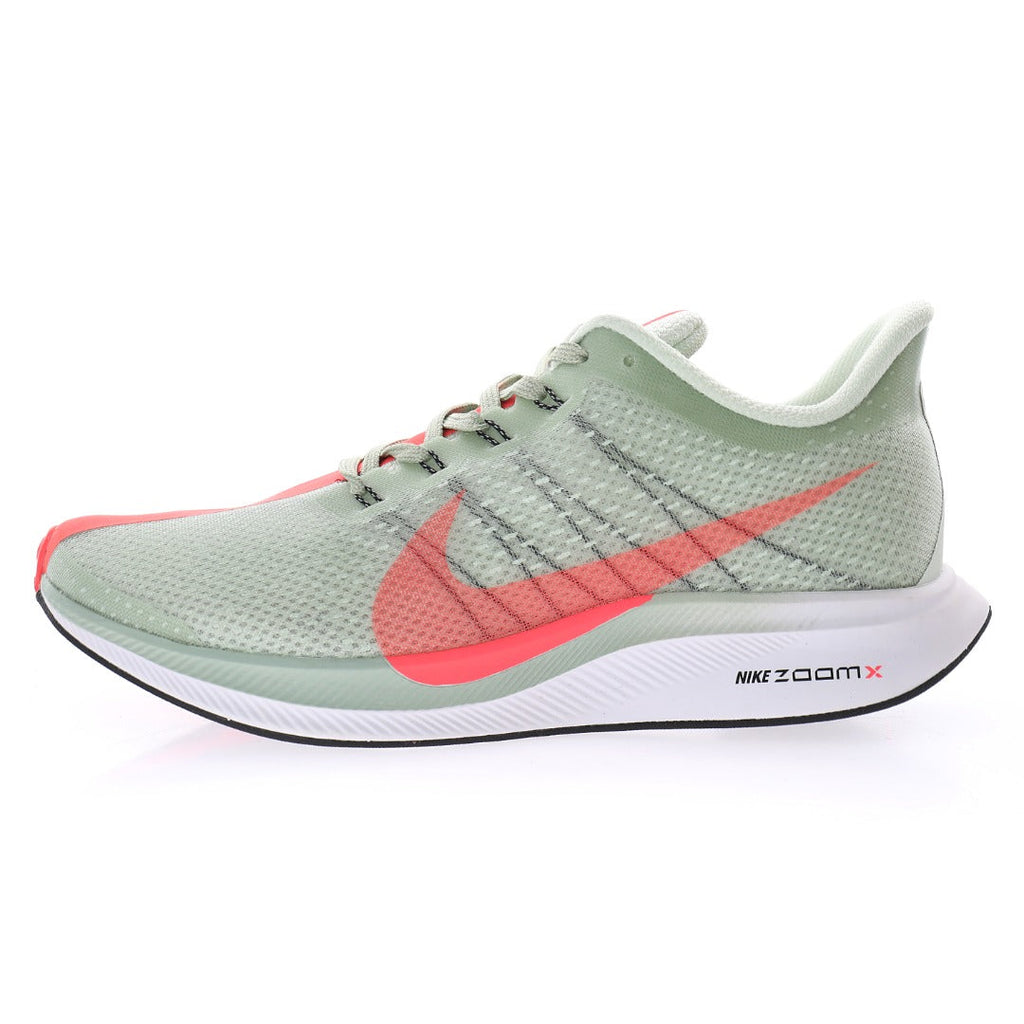 Nike Zoom Pegasus Turbo – Mint Green / Bright Crimson / White Mesh Running Sneakers