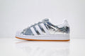 adidas Originals Superstar – Silver Snake-Embossed Upper with White 3-Stripes & Gum Shell Toe