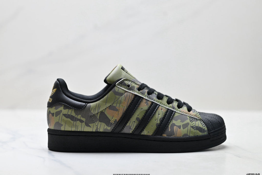 adidas Originals Superstar — Black Multicolor Paint Splash | Shell Toe