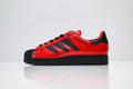 adidas Originals Superstar – Red Croc-Embossed Upper with Black 3-Stripes & Shell Toe