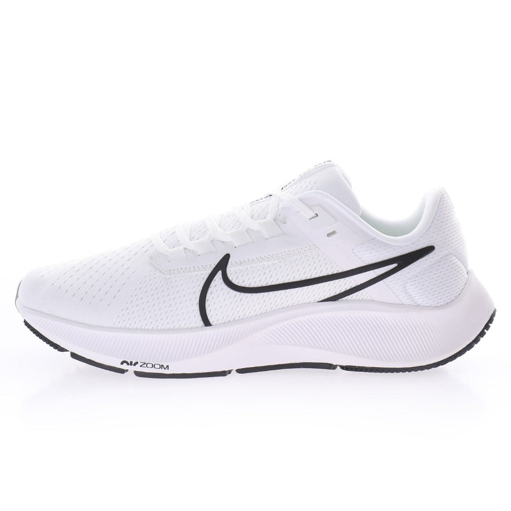 Nike Air Zoom Pegasus 38 – White / Black Mesh Running Sneakers