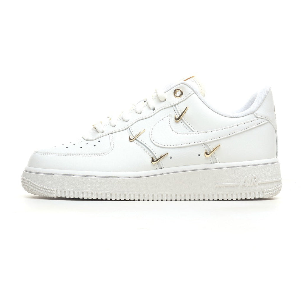 Nike Women's Air Force 1 '07 LX 'Sail / Metallic Gold' – Multi Mini Swoosh Sneaker