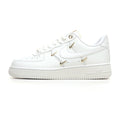 Nike Women's Air Force 1 '07 LX 'Sail / Metallic Gold' – Multi Mini Swoosh Sneaker