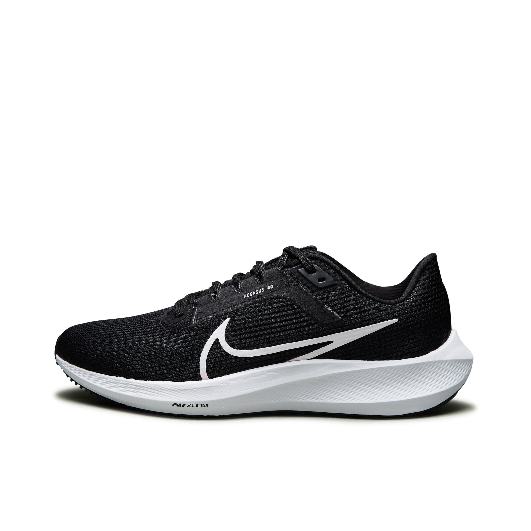 Nike Air Zoom Pegasus 40 – Black / White Mesh Running Sneakers