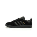 Adidas Originals Gazelle Indoor – All-Black / Gold Logo Suede Low-Top Sneakers