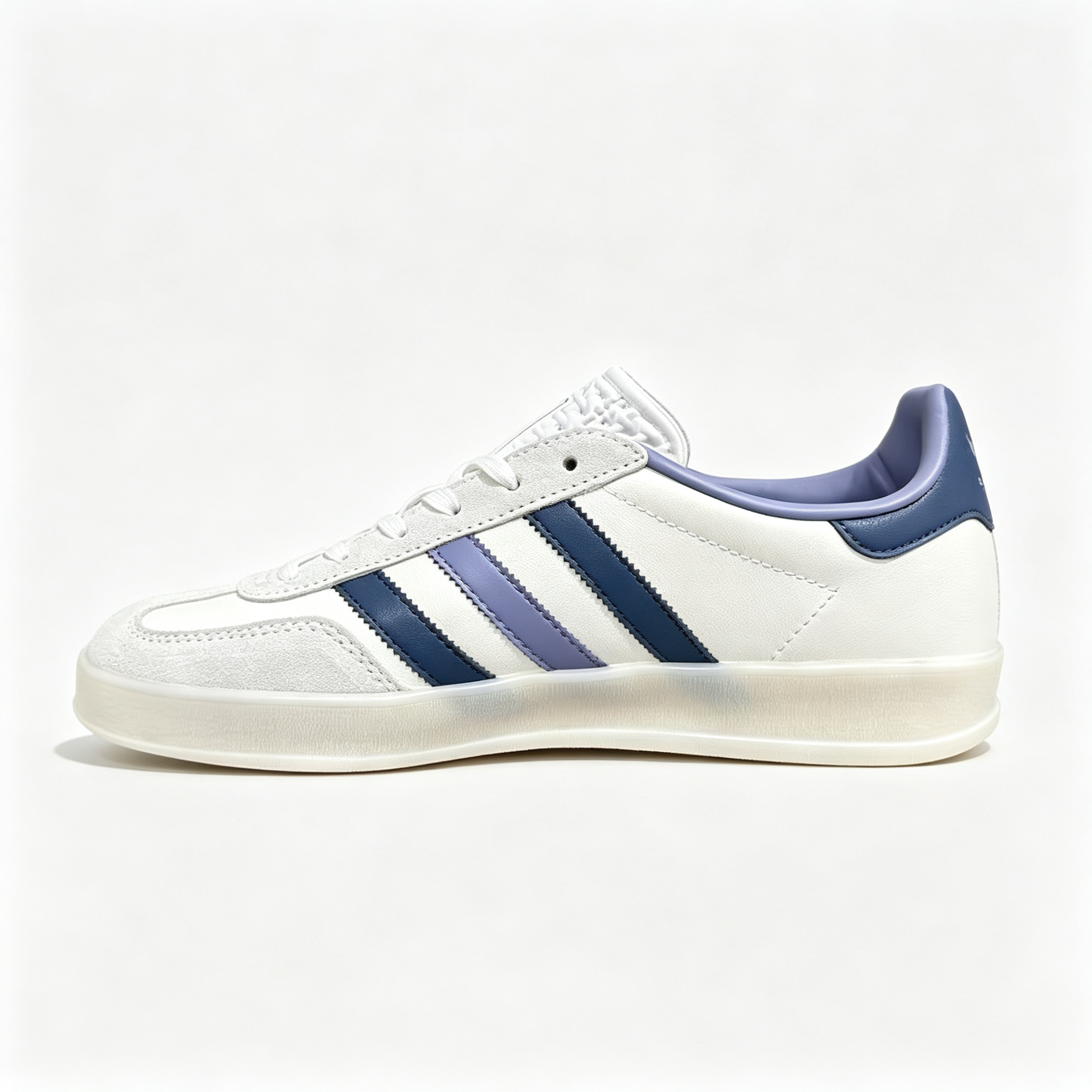 Adidas Originals Gazelle Indoor 'Off White / Dark Blue / Purple'