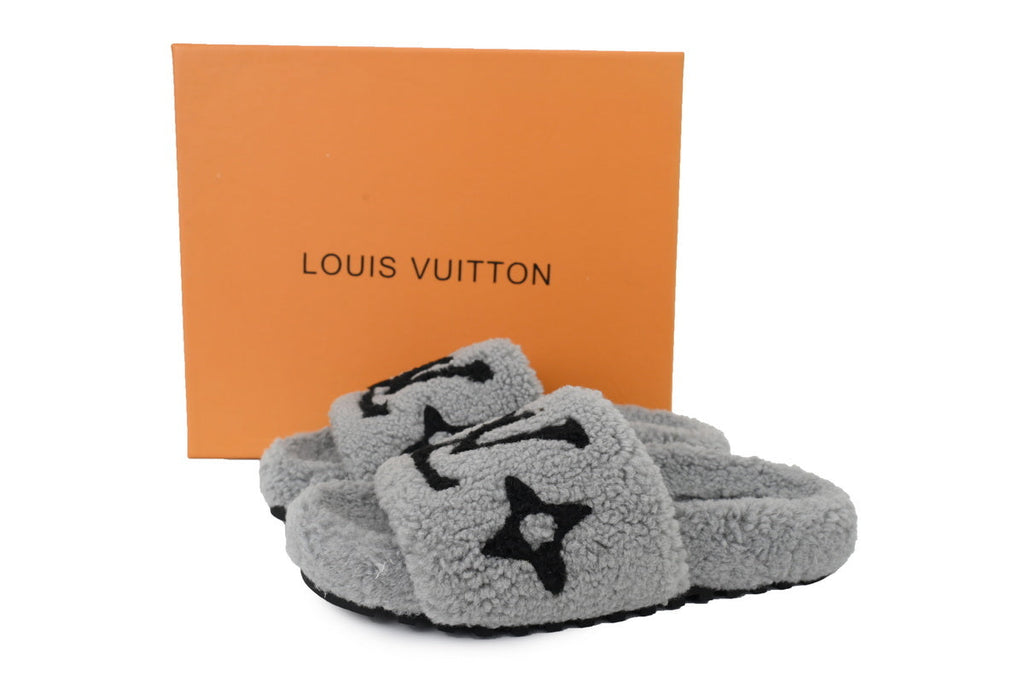 Louis Vuitton Teddy Slide Sandals 【Grey】