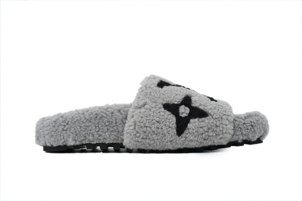 Louis Vuitton Teddy Slide Sandals 【Grey】