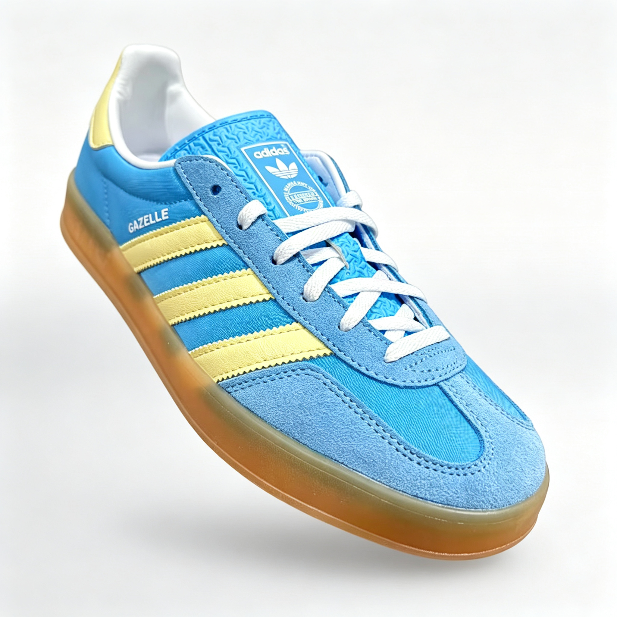 Adidas Originals Gazelle Indoor 'Bright Blue / Yellow'
