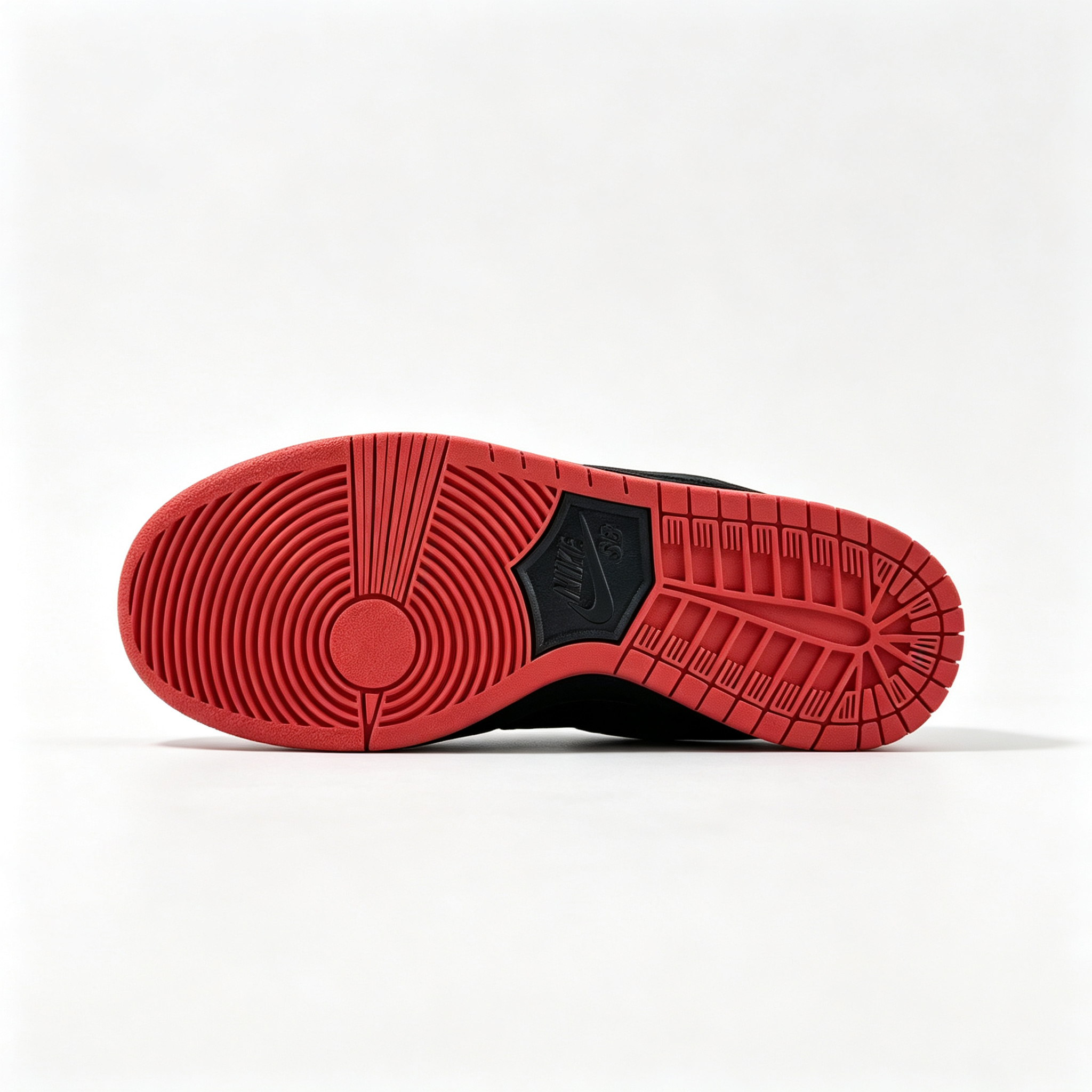 Nike Dunk Low Custom — Dark Forest Green / Black / Red Pigeon Embroidery