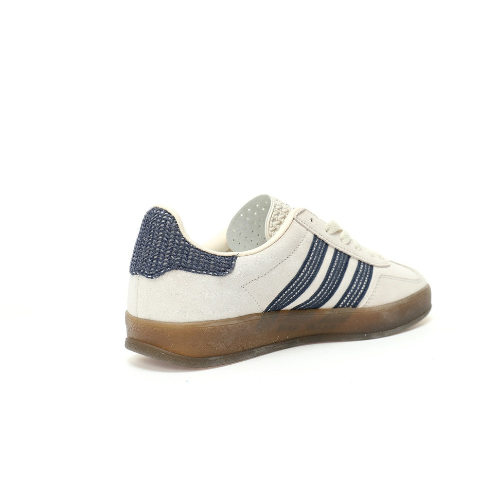Adidas Originals Gazelle Indoor Off-White Navy Gum Suede Sneaker