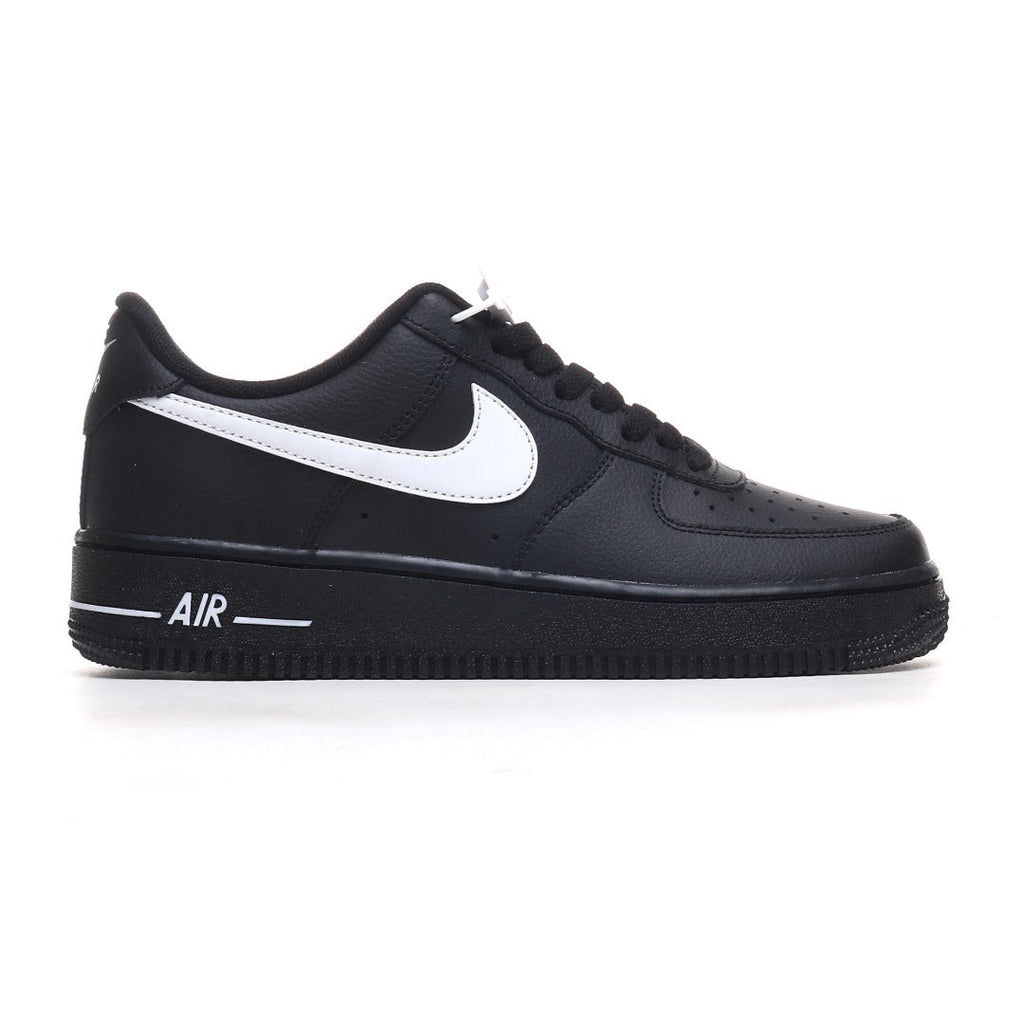 Nike Air Force 1 '07 Low Men's 'Black / White' – Premium Leather Sneaker