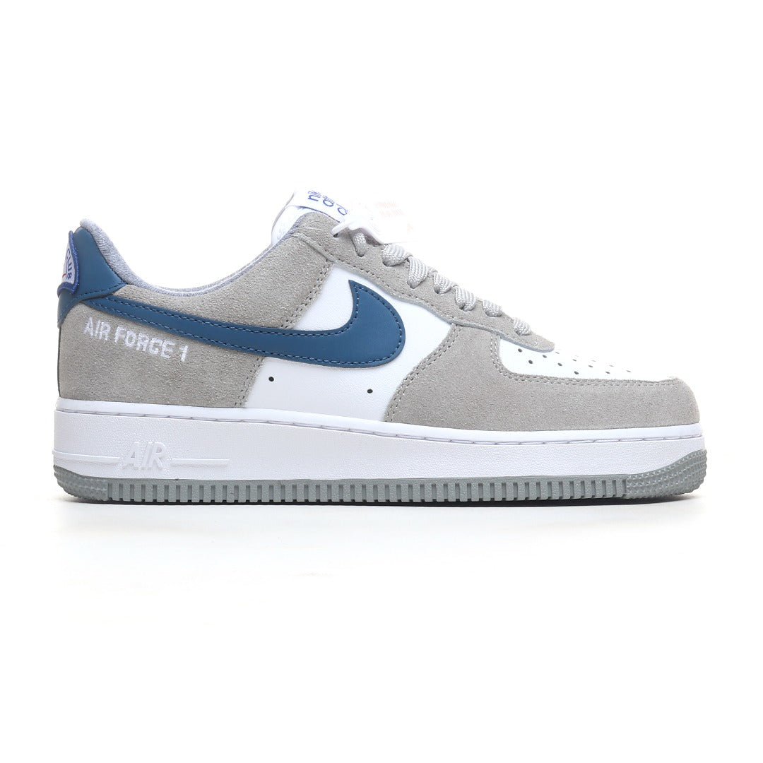 Nike Air Force 1 '07 LV8 'Athletic Club' – Light Smoke Grey / Marina / White