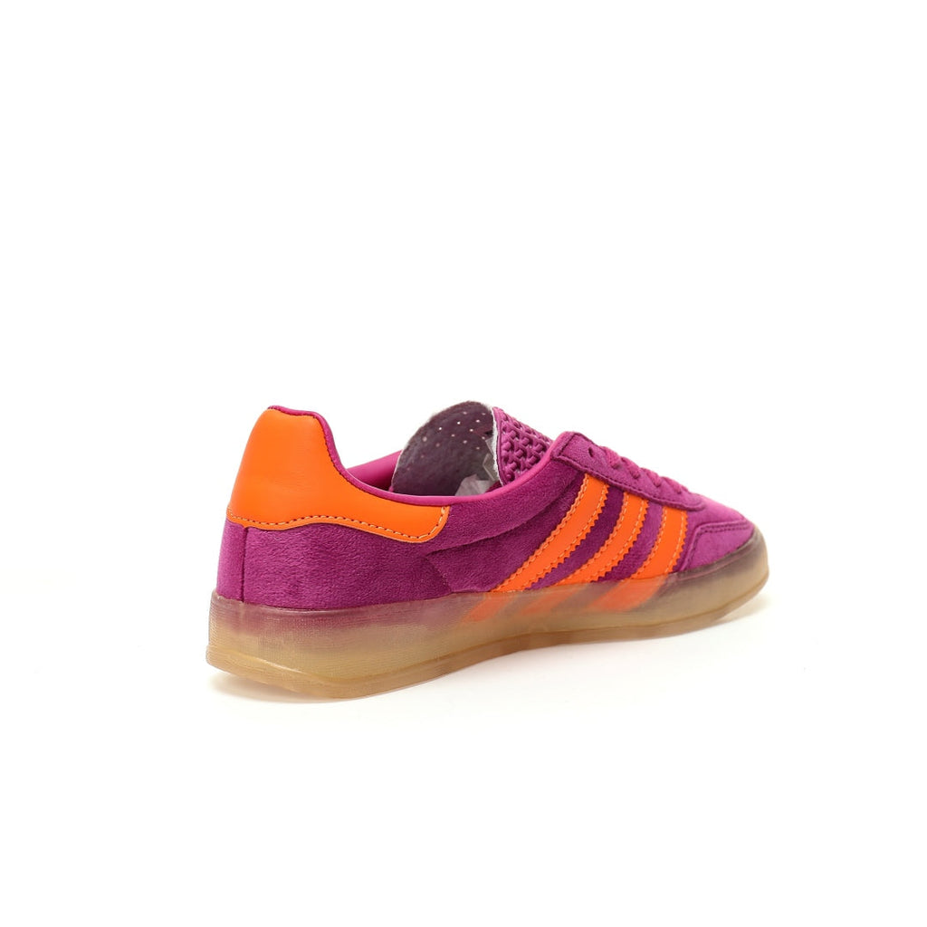Adidas Originals Gazelle Indoor – Purple / Orange Gum Suede Low-Top Sneakers