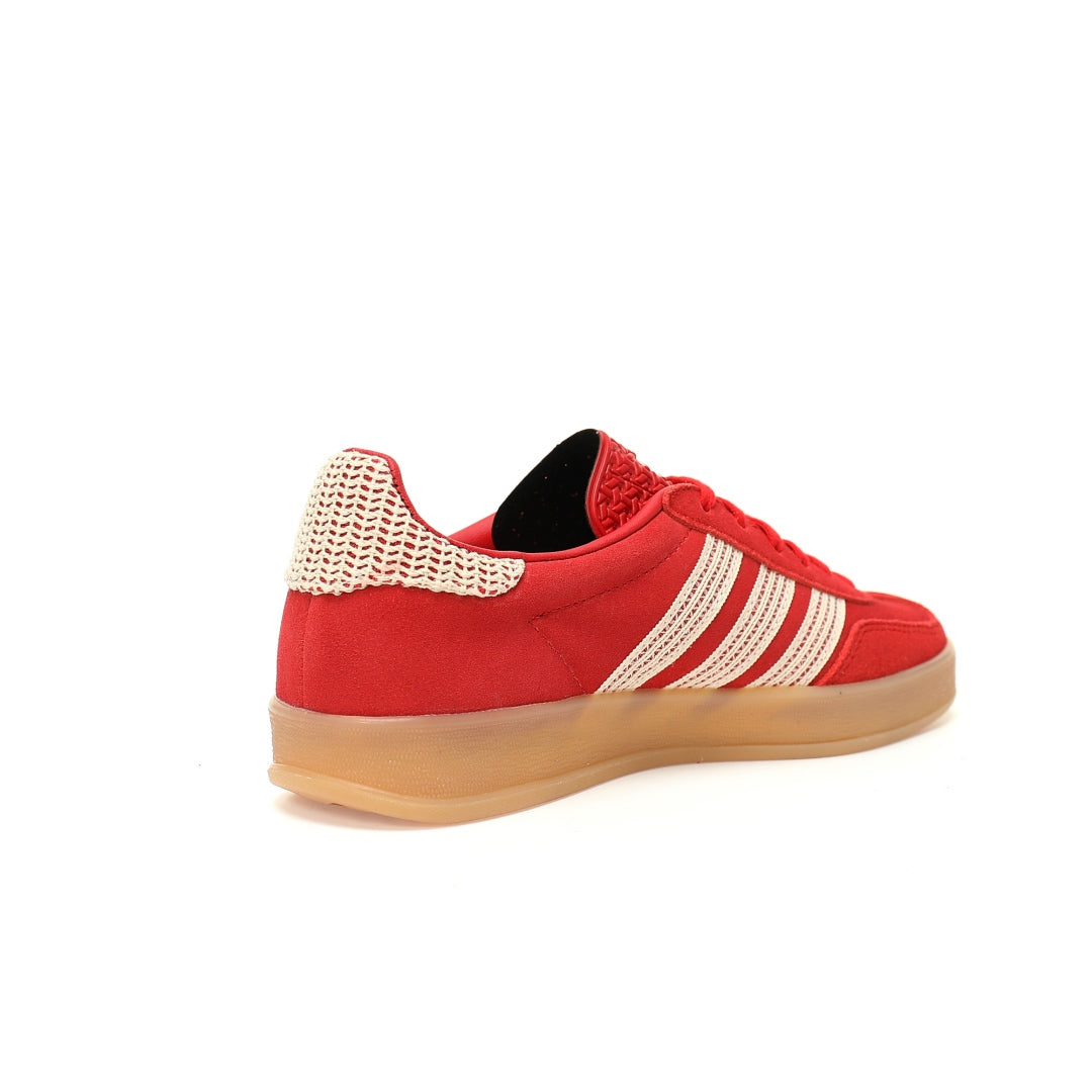 Adidas Originals Gazelle Indoor – Red Crochet / Beige Gum Low-Top Sneakers