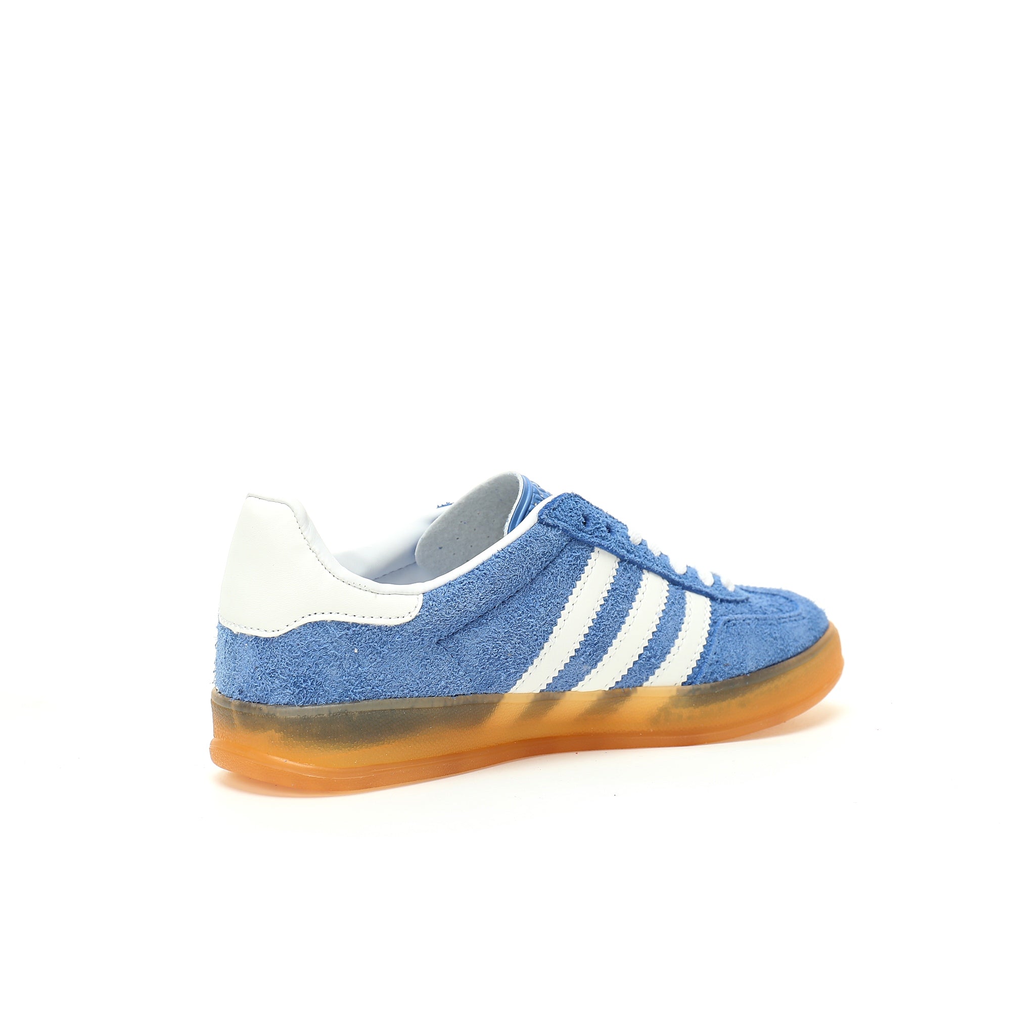 Adidas Originals Gazelle Indoor Bright Blue White Gum Suede Sneaker