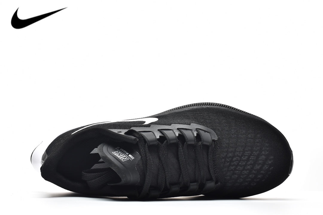 Nike Air Zoom Pegasus 37 – Black / White Mesh Running Sneakers