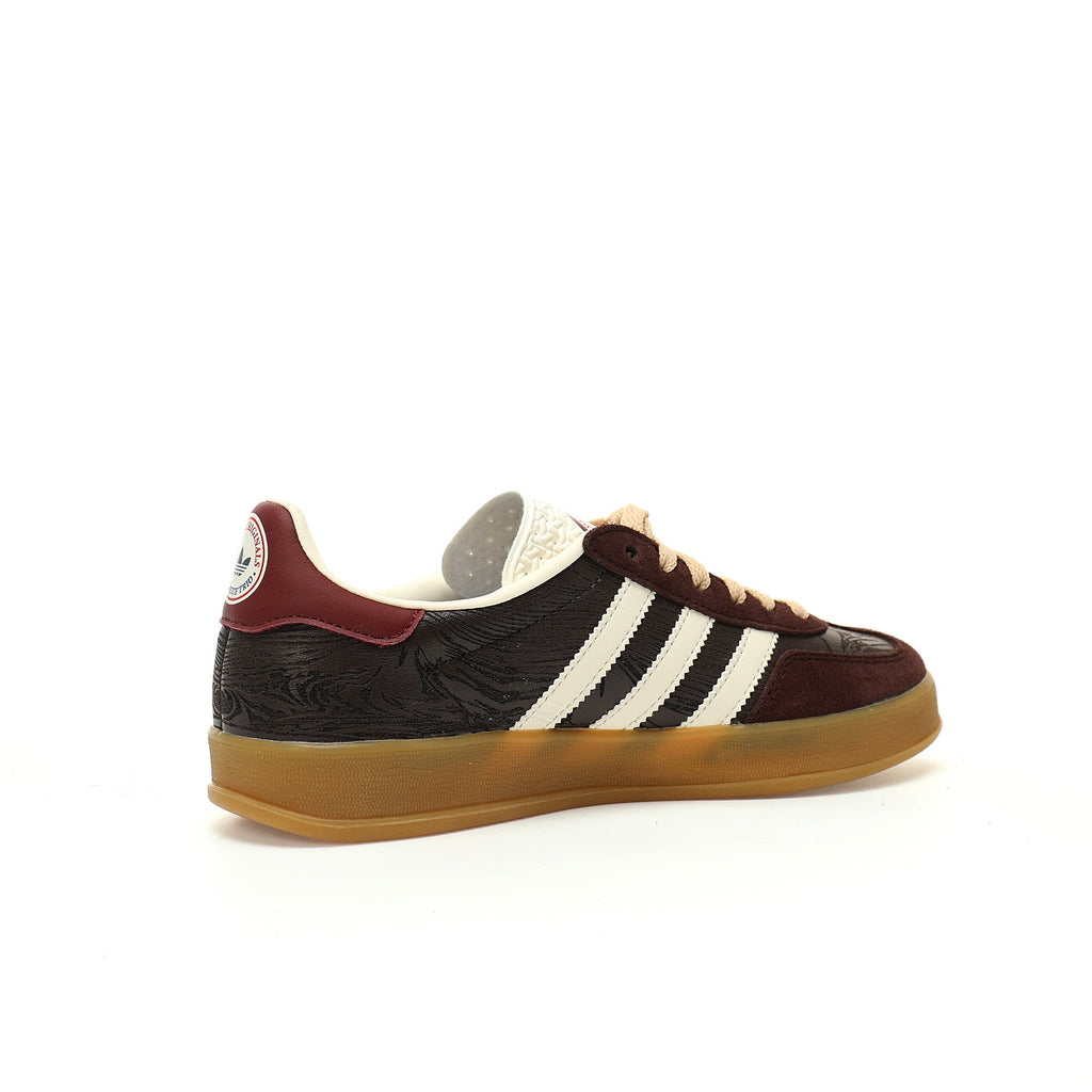 Adidas Originals Gazelle Indoor – Maroon / Cream Gum Suede Low-Top Sneakers