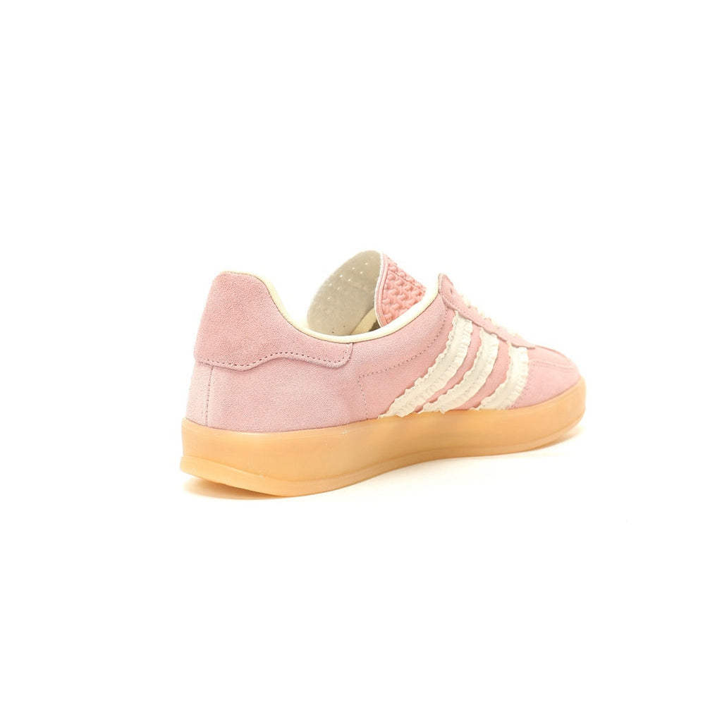 Adidas Originals Gazelle Indoor – Light Pink Ruffle / White Gum Suede Low-Top Sneakers
