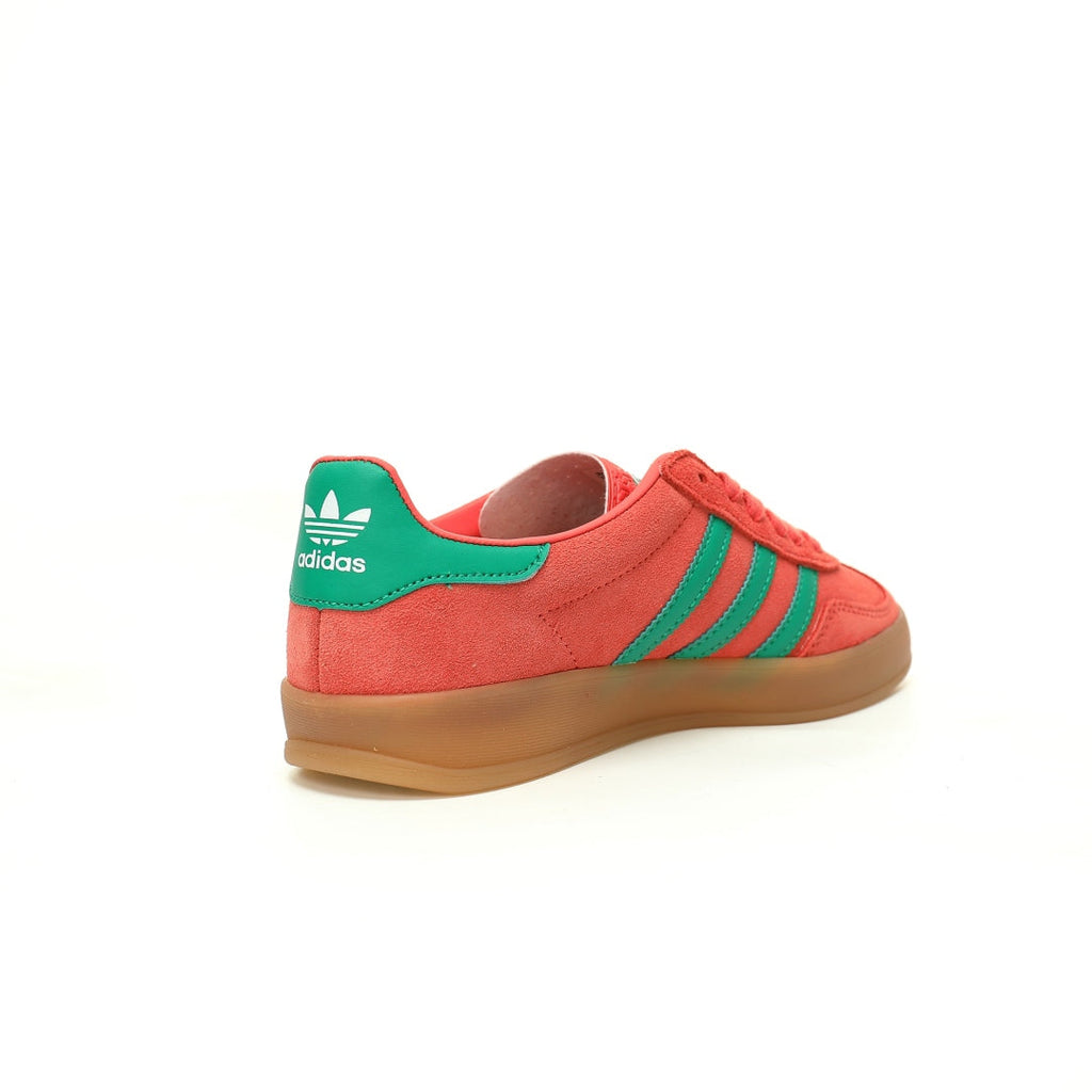 Adidas Originals Gazelle Indoor – Red / Green Gum Suede Low-Top Sneakers