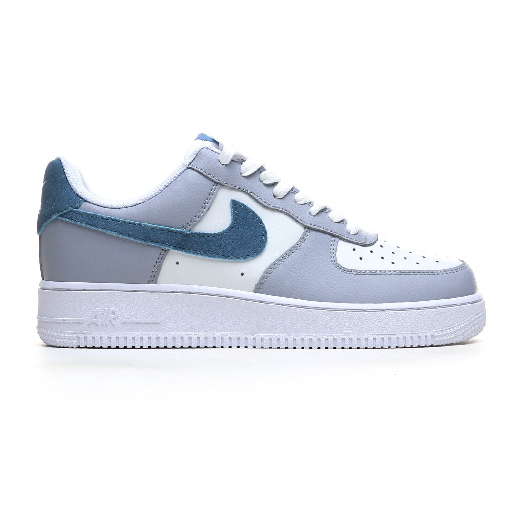 Nike Air Force 1 '07 LV8 Low 'Wolf Grey / Diffused Blue' – Premium Tonal Sneaker