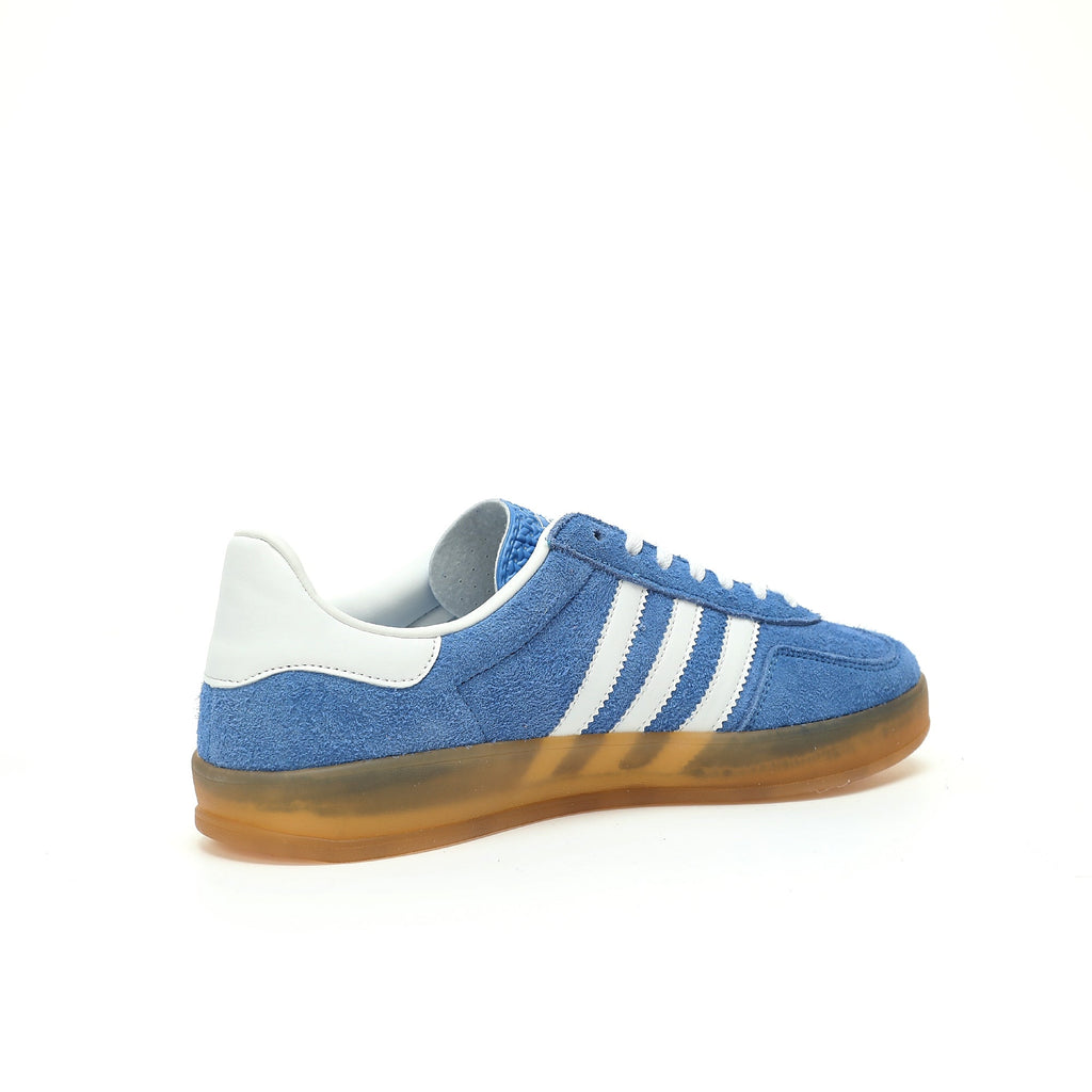 Adidas Originals Gazelle Indoor Blue Cloud White Gum Suede Sneaker