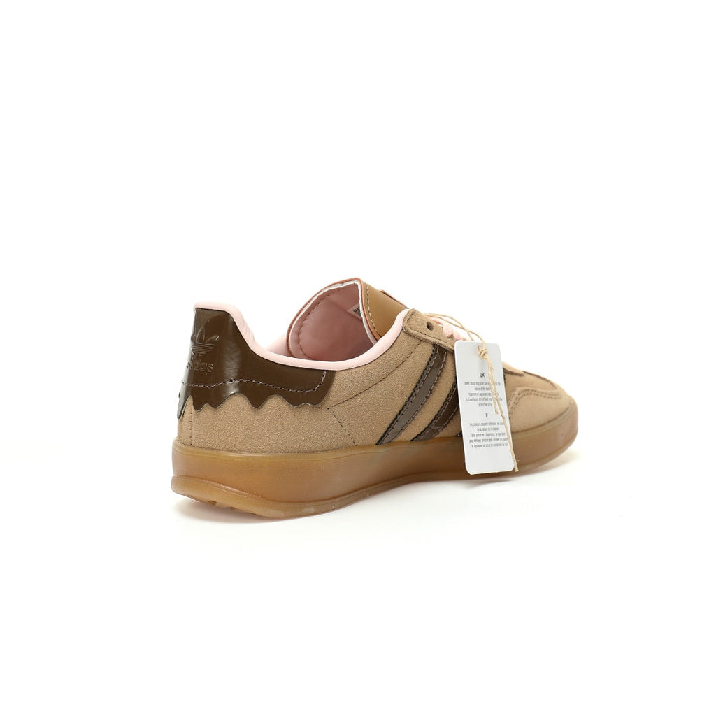 Adidas Originals Gazelle Indoor – Tan / Brown Patent / Pink Gum Low-Top Sneakers