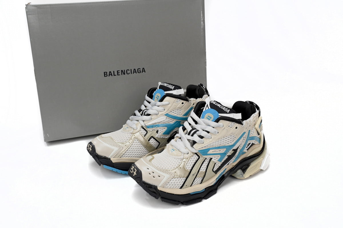 Balenciaga Runner Sneaker – Distressed Low-Top