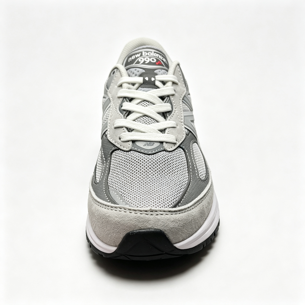 JJJJound x New Balance 990v3 Sneakers — Grey / White