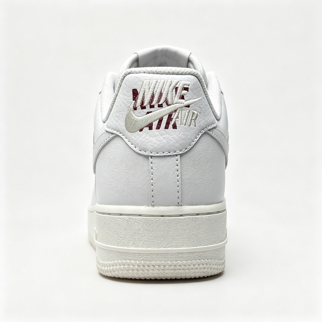 Nike Air Force 1 '07 Low Custom – Off-White Double Swoosh & Gold Eyelet