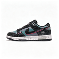 Nike Dunk Low 'Teal & Pink' – Custom Black Speckled Midsole Sneakers