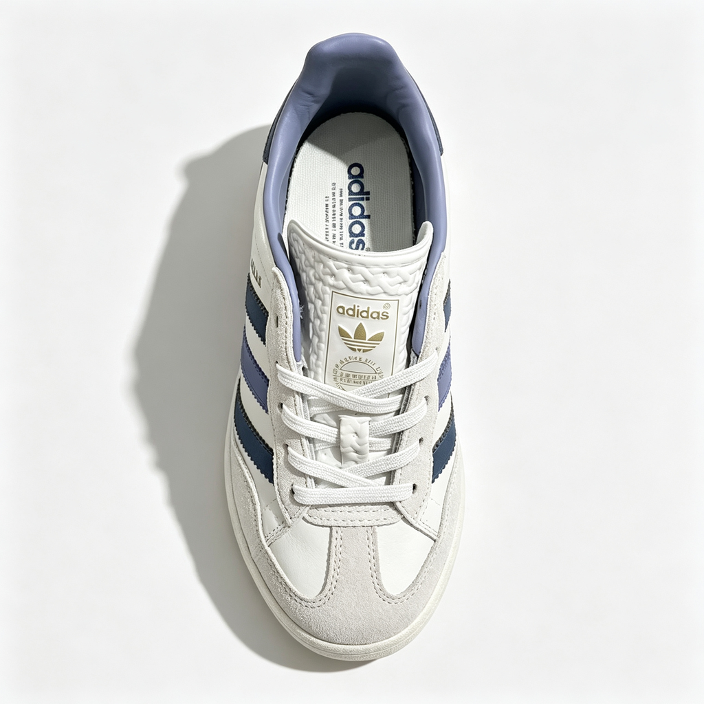 Adidas Originals Gazelle Indoor 'Off White / Dark Blue / Purple'