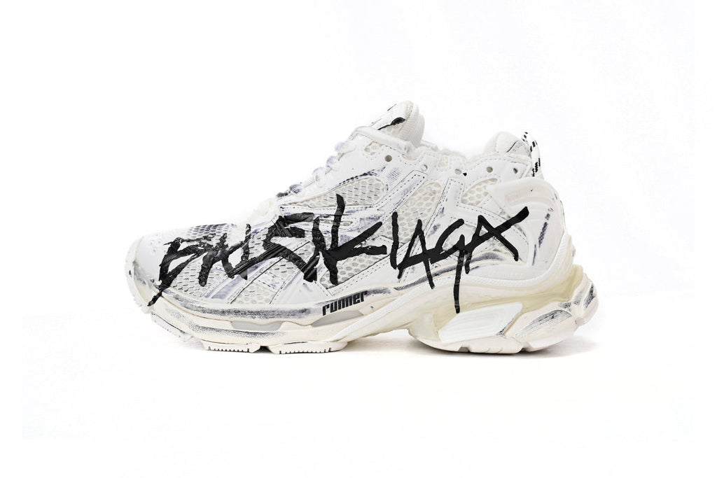 Balenciaga Runner Sneaker – Distressed Low-Top