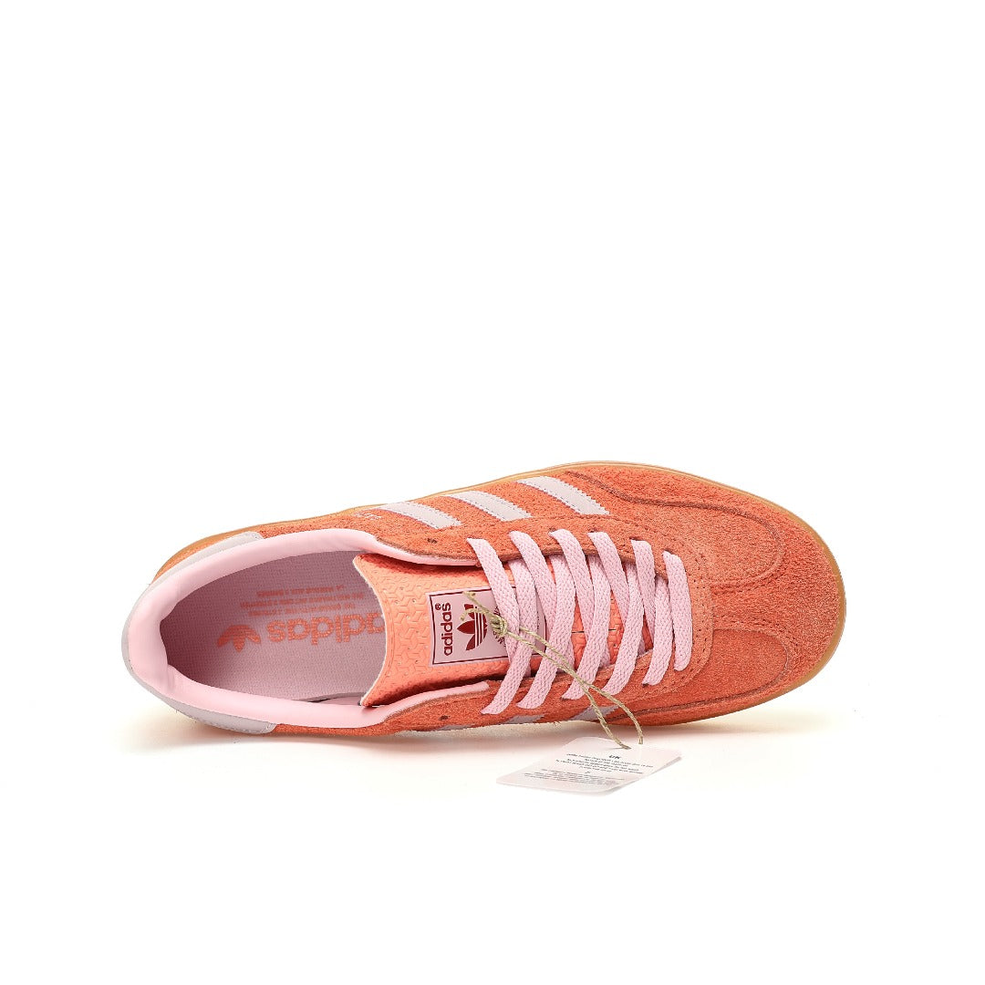 Adidas Originals Gazelle Indoor – Orange / Pink Gum Suede Low-Top Sneakers