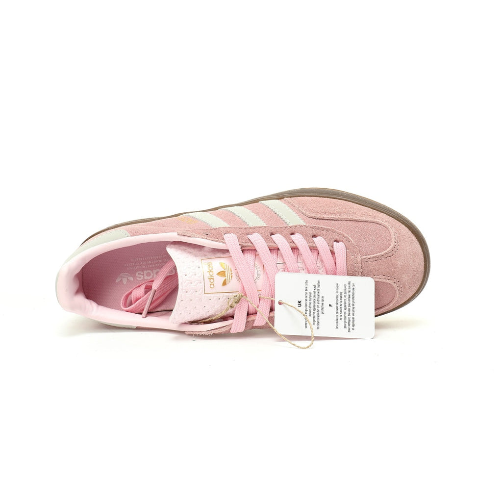 Adidas Originals Gazelle Indoor – Pink / Light Grey Gum Suede Low-Top Sneakers