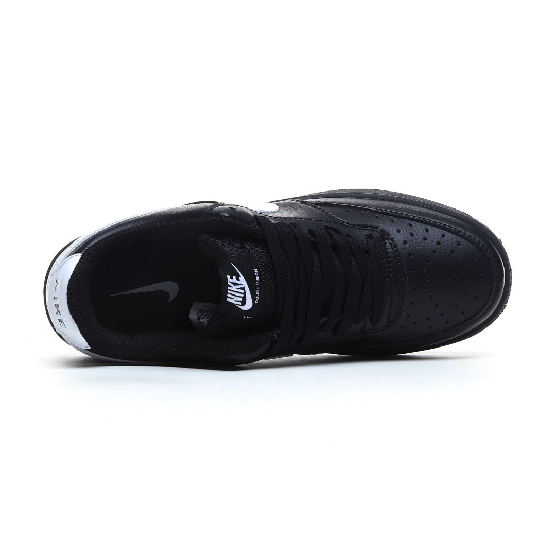 Nike Court Vision Low Next Nature 'Black White' – Sustainable Classic Sneaker