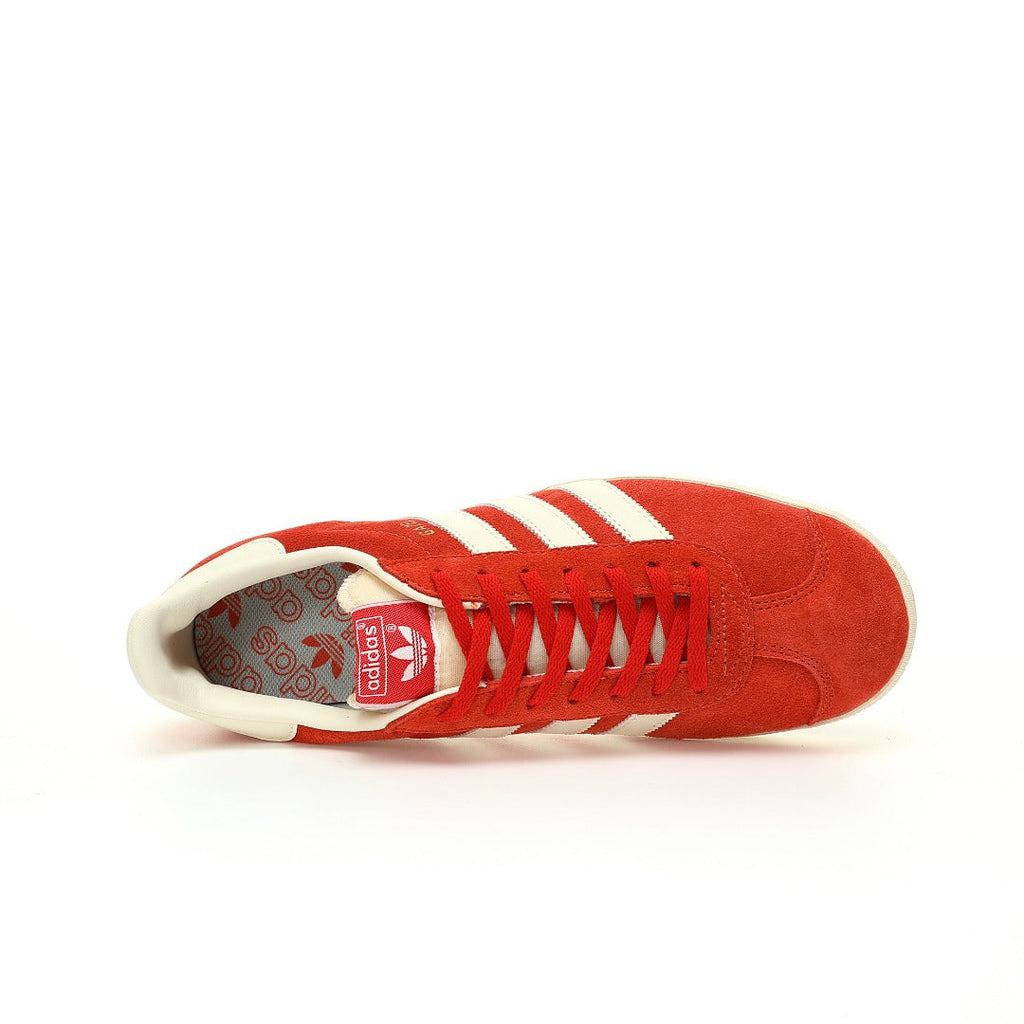 Adidas Originals Gazelle – Red / Off-White Suede Low-Top Sneakers