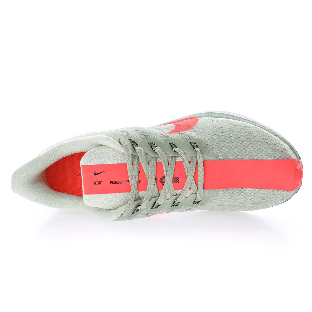 Nike Zoom Pegasus Turbo – Mint Green / Bright Crimson / White Mesh Running Sneakers
