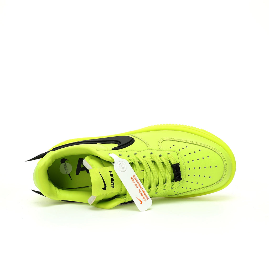 AMBUSH x Nike Air Force 1 Low SP 'Volt / Black' – Men's High-Fashion Collaboration Sneaker