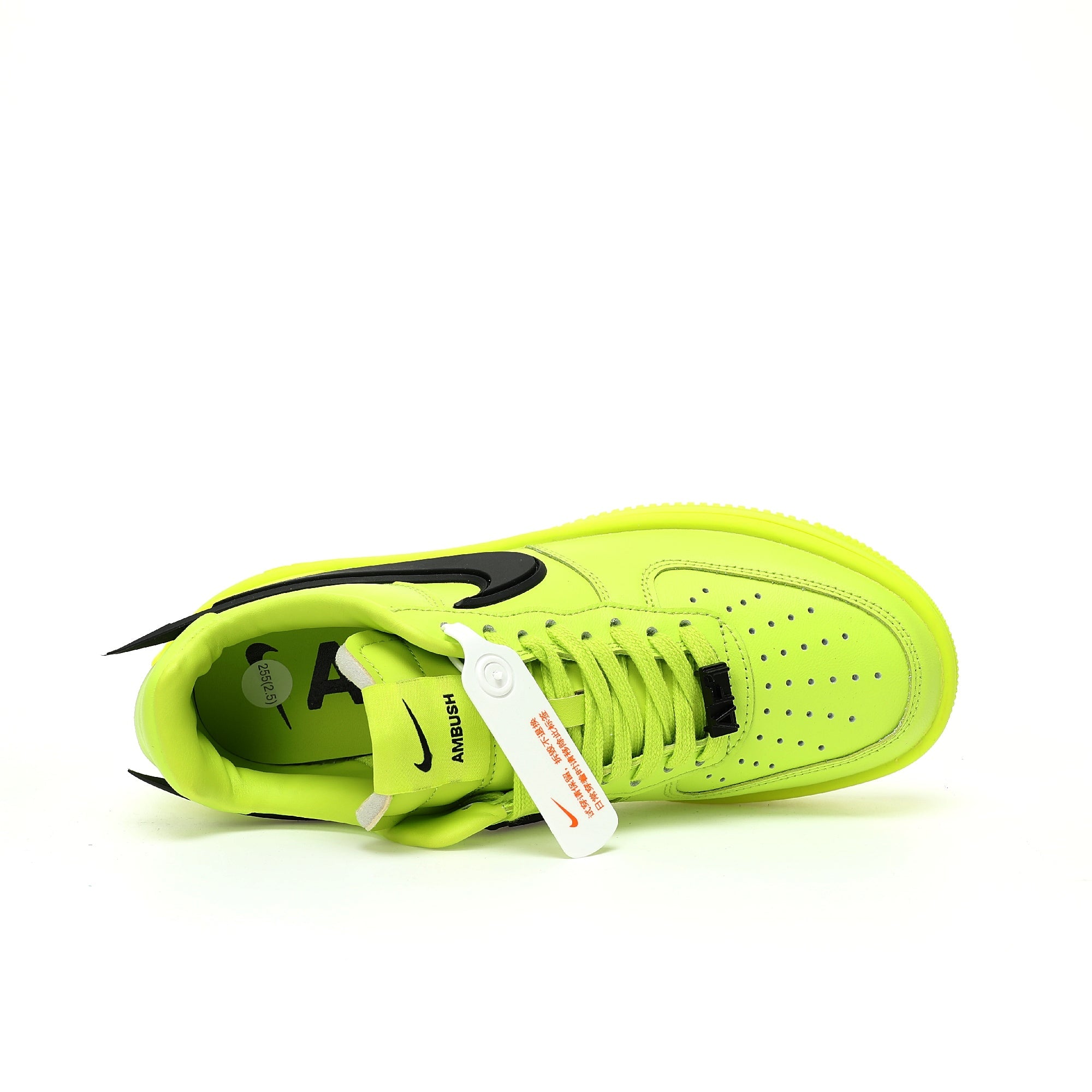 AMBUSH x Nike Air Force 1 Low SP 'Volt / Black' – Men's High-Fashion Collaboration Sneaker