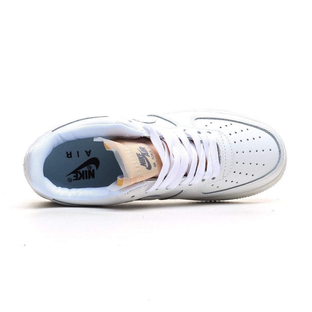 Nike Women's Air Force 1 '07 LX 'Bling' – White / Summit White Crystal Embellished Sneaker