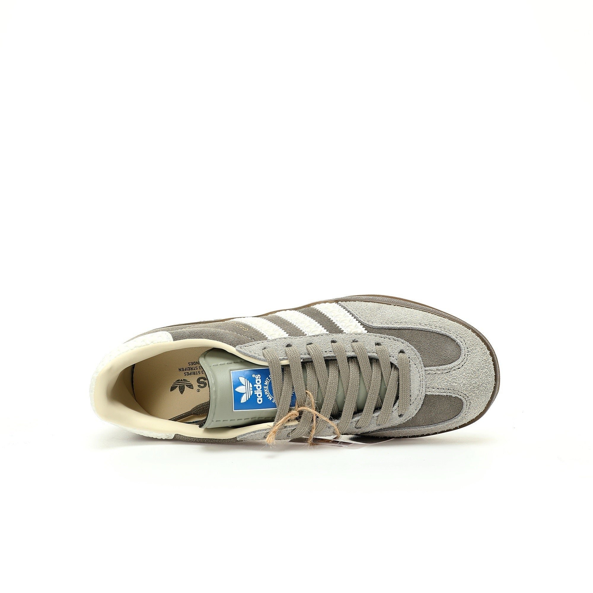 Adidas Originals Gazelle Indoor – Grey / White Gum Suede Low-Top Sneakers